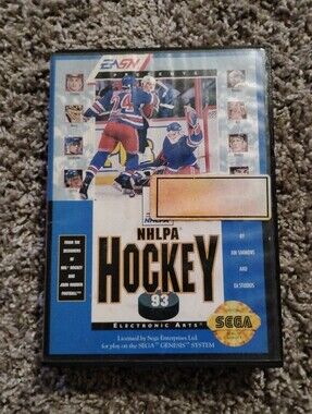 NHLPA Hockey '93 (Sega Genesis) - CIB (Complete in Box) w/ Manual & Case